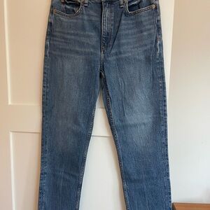 rag & bone Women's Straight Leg Jeans - Blue